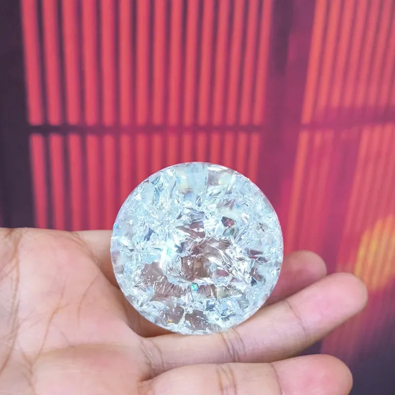 Ice Cracking Crystal Ball for Fountain & Decor - 3/4/5cm Home Ornaments