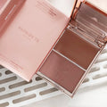 Double-Take Creme & Powder Blush Set - Matte Satin Finish, Fine Powder Texture