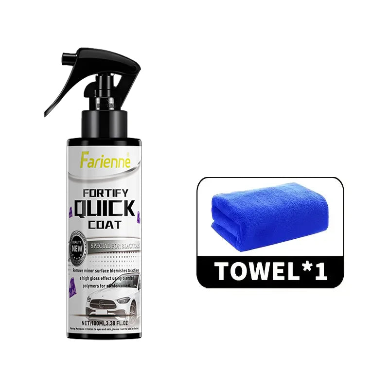 3-in-1 Ceramic Coating Spray 100ML Hydrophobic Paint & Glass Protection