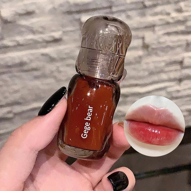 Hydrating Lip Tint with Mirror-Gloss Finish - Youthful Plumping Effect, Winter Formula