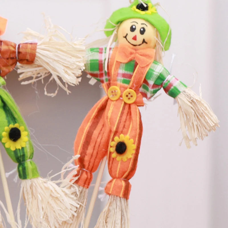 Autumn Harvest Scarecrow Garden Decoration Halloween Yard Decor