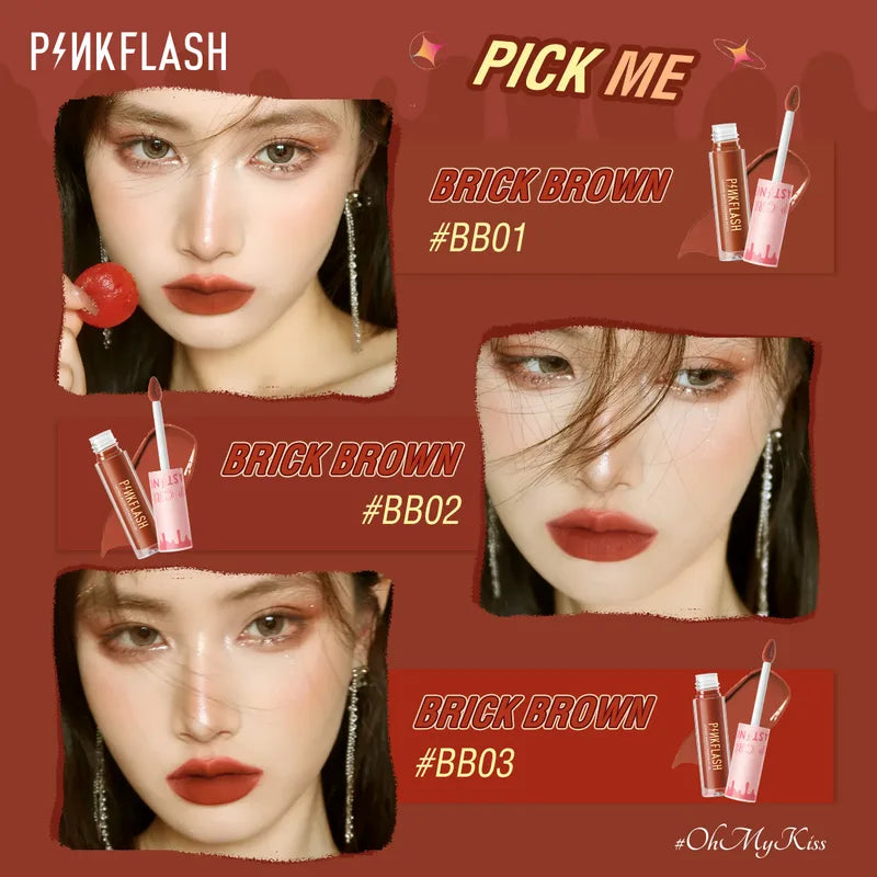 Matte Lipstick Set - Waterproof, Moisturizing Lip Gloss & Lip Tint with 18 Colors