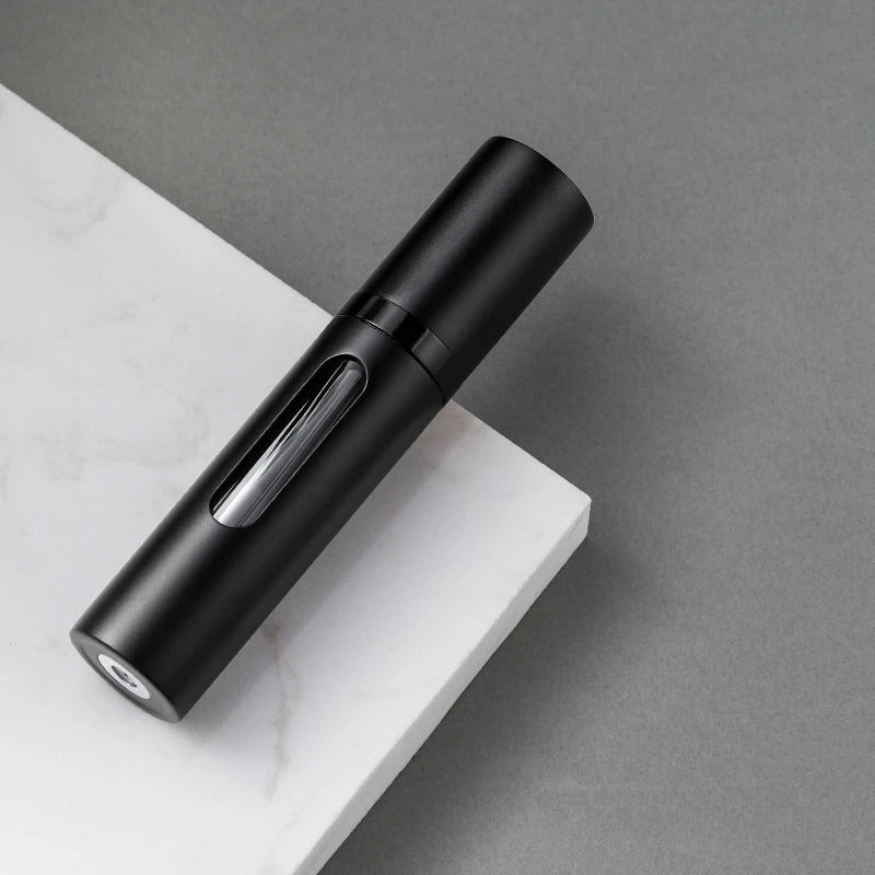 8ml Glass Refillable Perfume Atomizer Bottle with Spray Pump - Portable Travel Cosmetic Container