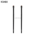 2pcs Eyebrow & Eyeliner Makeup Brush Set - Small Angled Cosmetic Tools