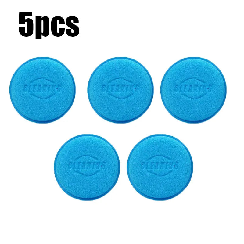 Car Foam Sponge Wax Applicator Pads Set - 5/10 Pack, 10cm Polishing Tools