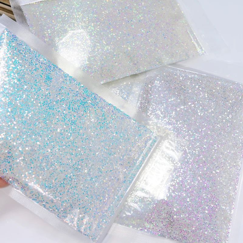 Glow-in-the-Dark Glitter Resin Pigment for Nail Art & Crafts - 10g Variety Pack