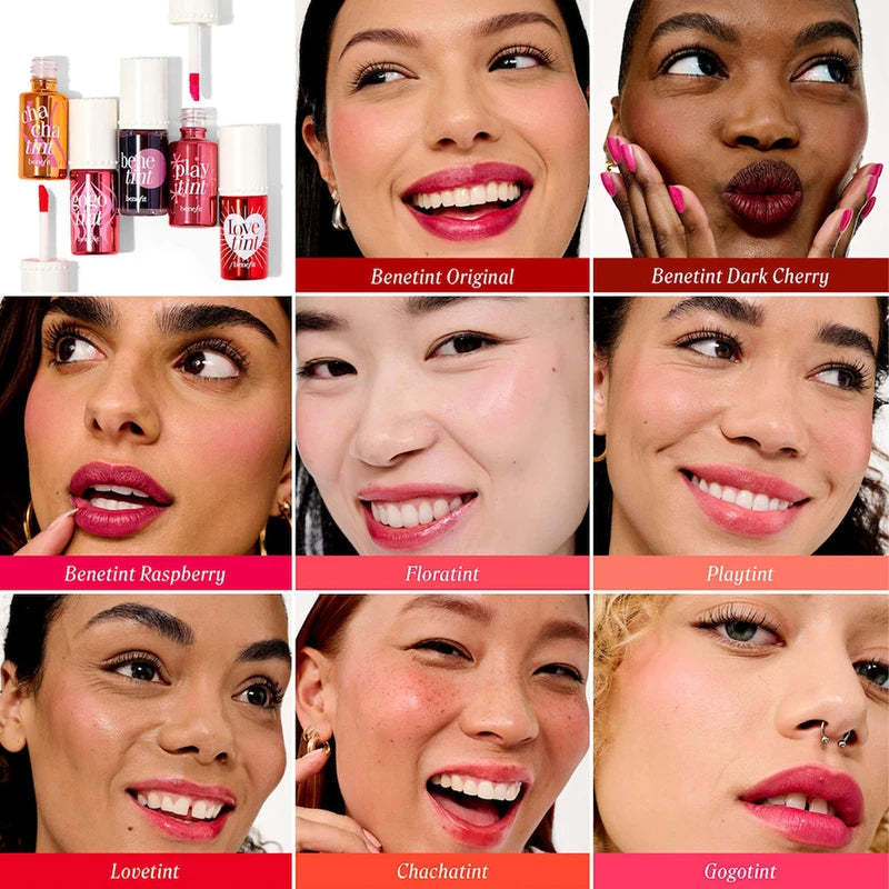 Liquid Lip & Cheek Tint Set - Multi-Scene Natural Color for Daily Makeup