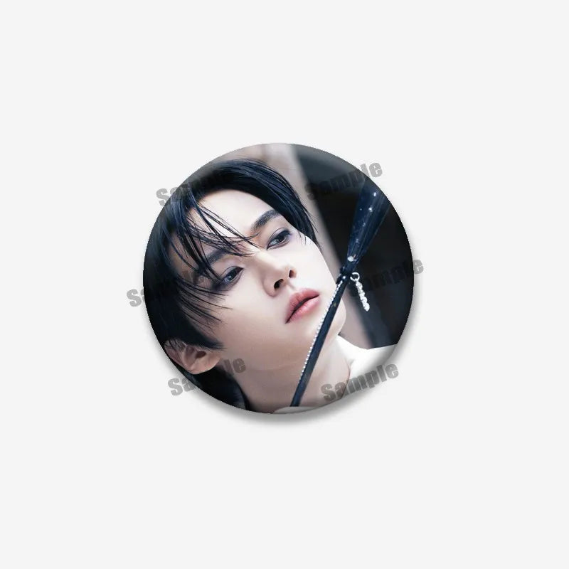Kpop Boys Band Coin Badge Lapel Pin Jewelry for Fans - Multiple Colors & Sizes