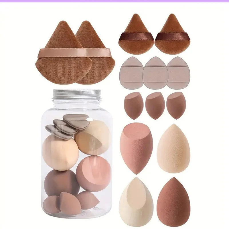 12/14Pcs Makeup Sponge Set for Foundation Blending Beauty Egg Powder Puff Tools