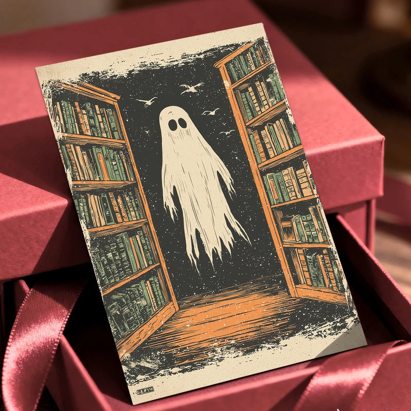 20pcs Spooky Skeletons Halloween Postcards Wall Art Decorations Gift Set