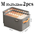 Clothes Organizer Storage Box for Pants and Sweaters - Foldable, Dustproof, Space-Saving Wardrobe Drawer