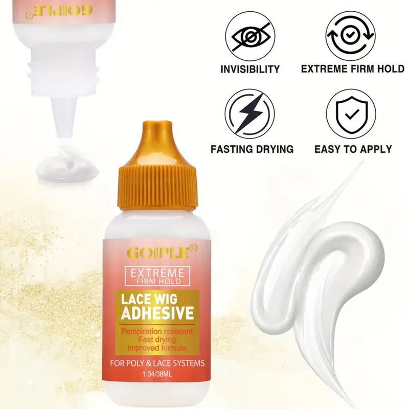 Waterproof Hair Glue & Wax Stick for Wig Styling & Lace Bonding - Multiple Colors