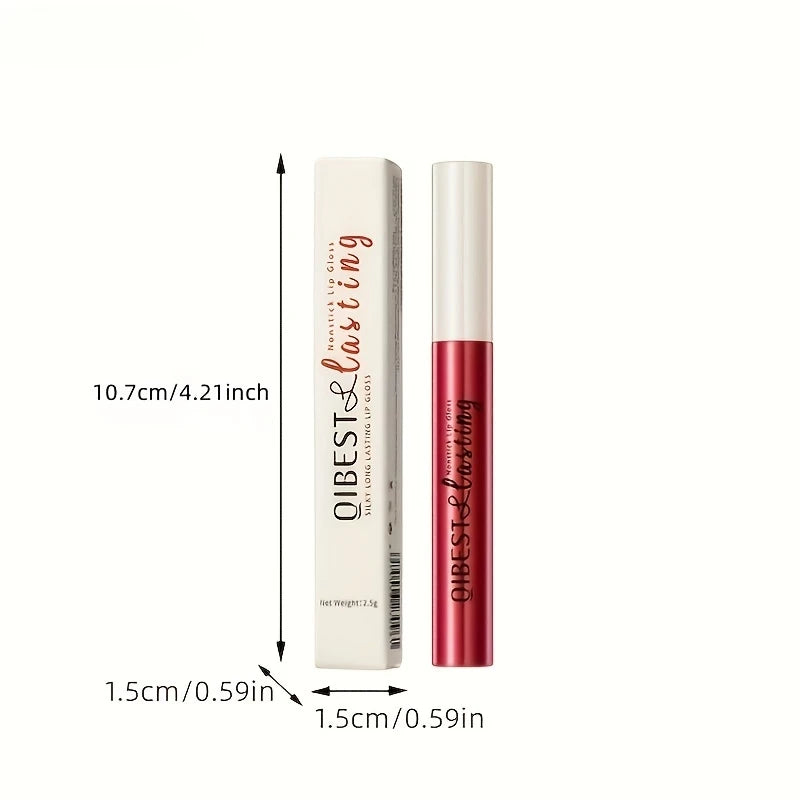 24 Colors Matte Lip Gloss Set Long-Lasting Smudge-Proof Lip Stain for Valentines Mardi Gras