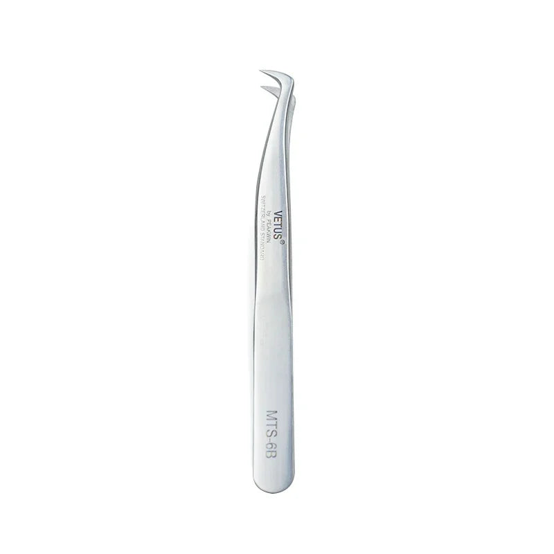 Eyelash Extension Tweezers Stainless Steel High Precision Anti-Static Makeup Tools