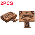 Miniature Wooden Ouija Board Spirit Board - Retro Halloween Decor
