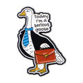 Funny Goose Enamel Pin Cartoon Duck Quotes Brooch for Coat Women’s Jewelry Gift