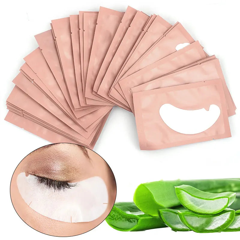 Hydrogel Eye Patches for Eyelash Extensions - Under Eye Pads, 100/500 Pairs