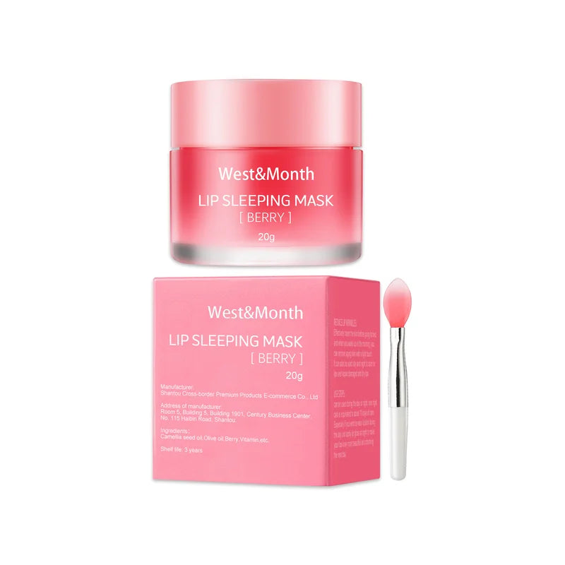 Berry Lip Sleeping Mask - Hydrating Nourishing Lip Balm for Night Care