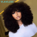 Kinky Curly Lace Front Wig 13x6 HD Human Hair Pre Plucked Afro Style