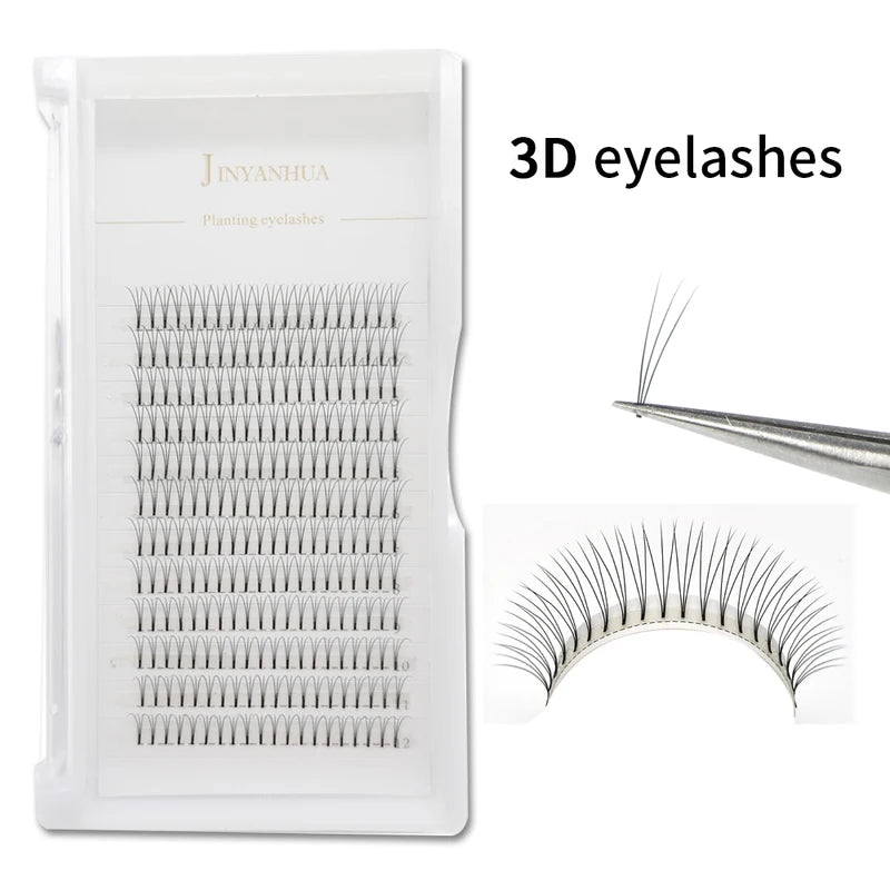 Premade Volume Lash Fans 2D-6D Short Stem Eyelash Extensions 0.07/0.10mm
