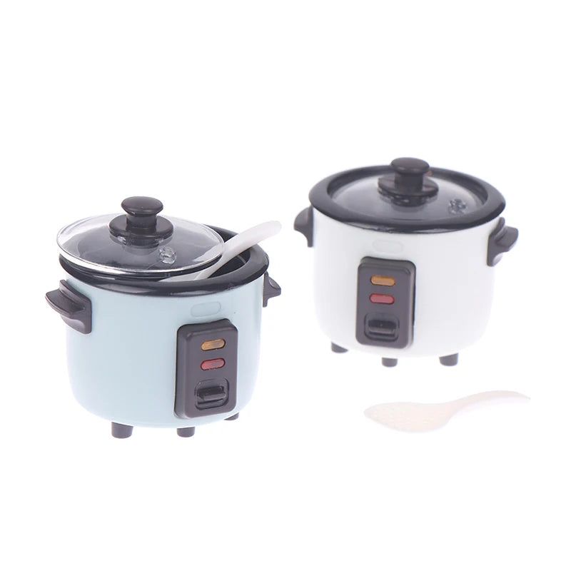 Mini Dollhouse Rice Cooker Kitchen Decor Accessory 1:12 Scale