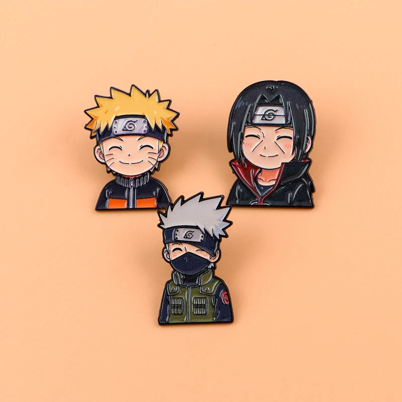 Anime Figure Enamel Pin Cartoon Badge Backpack Brooch - Fan Gift Accessory