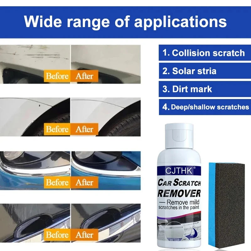 Car Scratch Remover Kit - Paint Care & Swirl Repair Tools for Auto Body