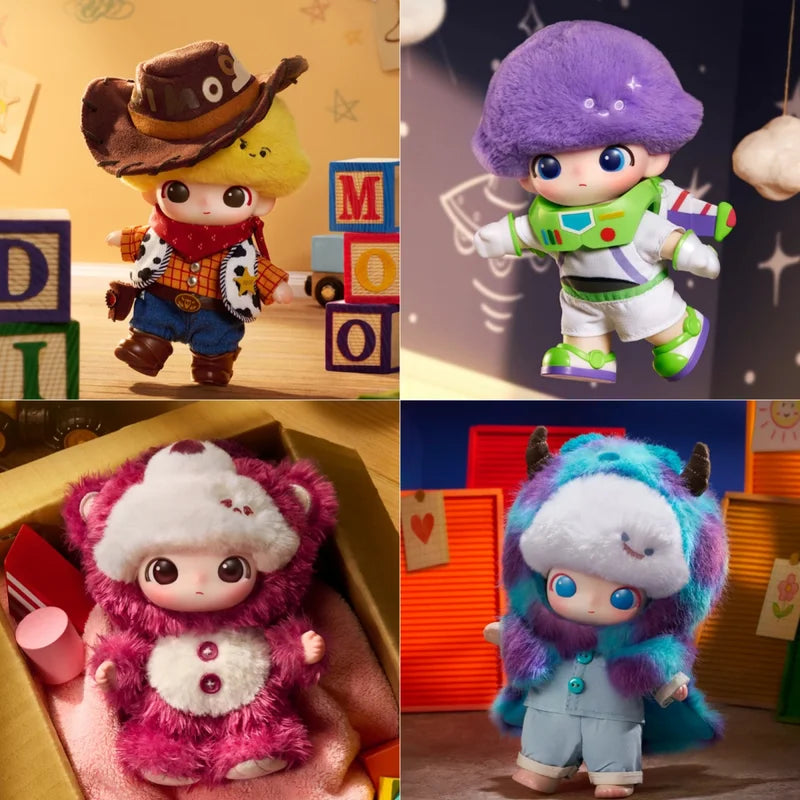 POP MART Dimoo World Pixar Vinyl Plush Pendant Mystery Box - Collectible Figurines & Home Decor