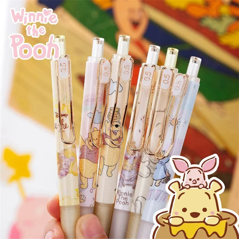 Anime Winner Pooh Bear Gel Pen Set - Kawaii Student Stationery & Gift