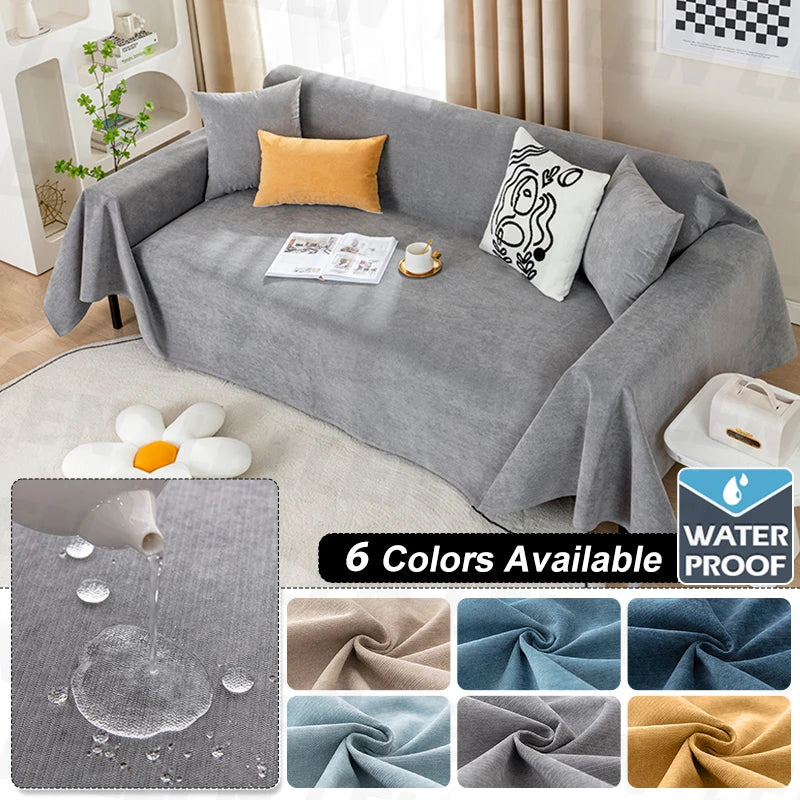 Waterproof Sofa Cover Multi-Size & Color Sofa Towel Dustproof Durable Furniture Protector