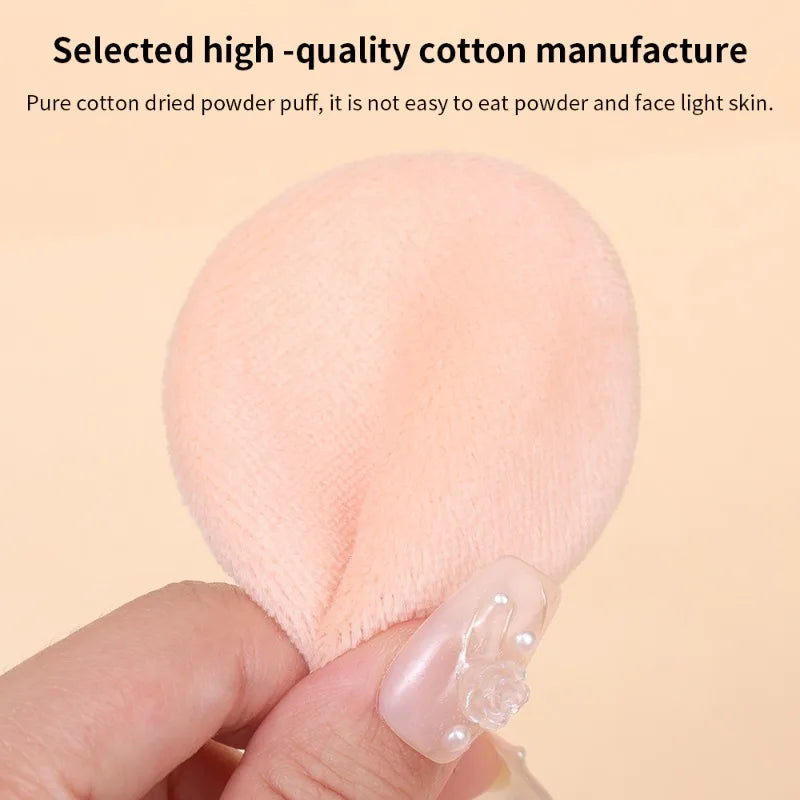 10-50pcs Makeup Sponge Set Soft Cotton Powder Puffs for Foundation & Loose Powder
