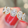 Elegant Cubic Zirconia Women’s Ring - Engagement Wedding Jewelry, Silver or Gold