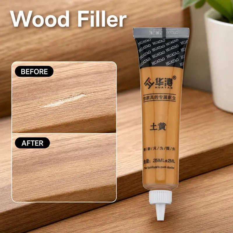 Multicolor Furniture Touch-Up Paint for Wooden Surfaces Scratch Repair DIY Kit - 20ml