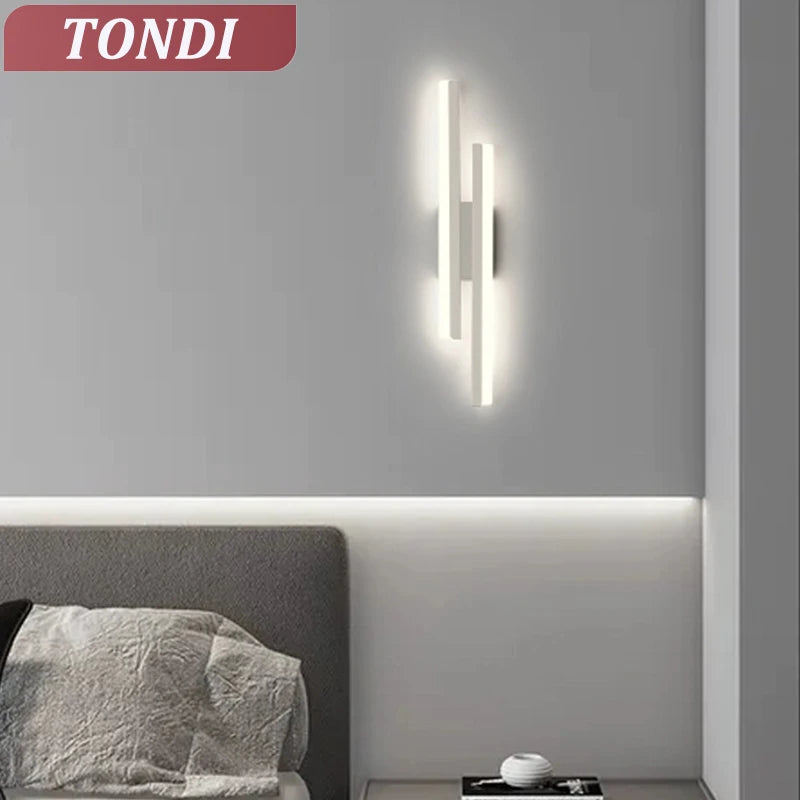 Modern LED Wall Light for Bedroom Living Room Corridor Home Decor Dimmable Fixture
