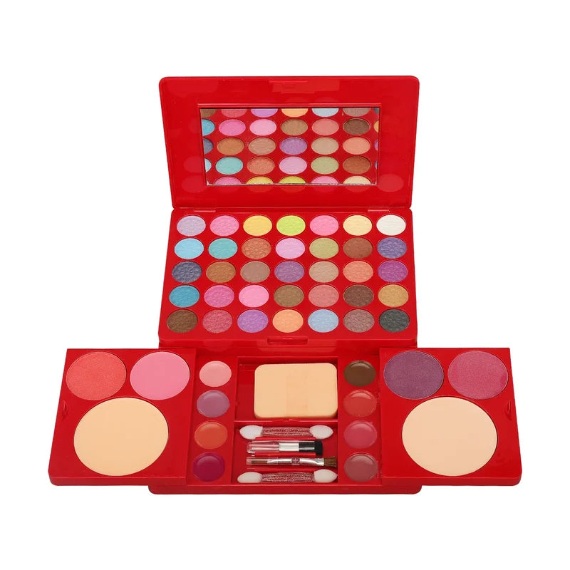 Full Makeup Kit for Women 49-Color Face Lip Eye Shadow Highlighter Brush Set