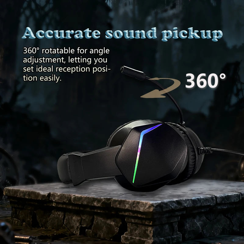 Wired Gaming Headphones for PS4, Xbox, Switch and PC - Universal Fit