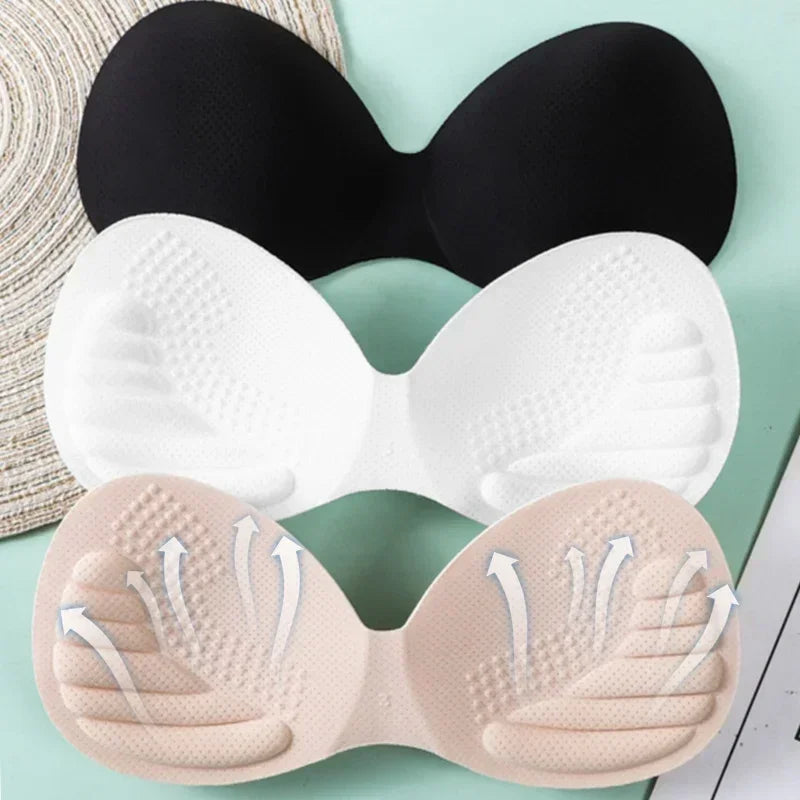Breast Enhancing Foam Pads for Lingerie - Removable Chest Inserts, Support & Comfort
