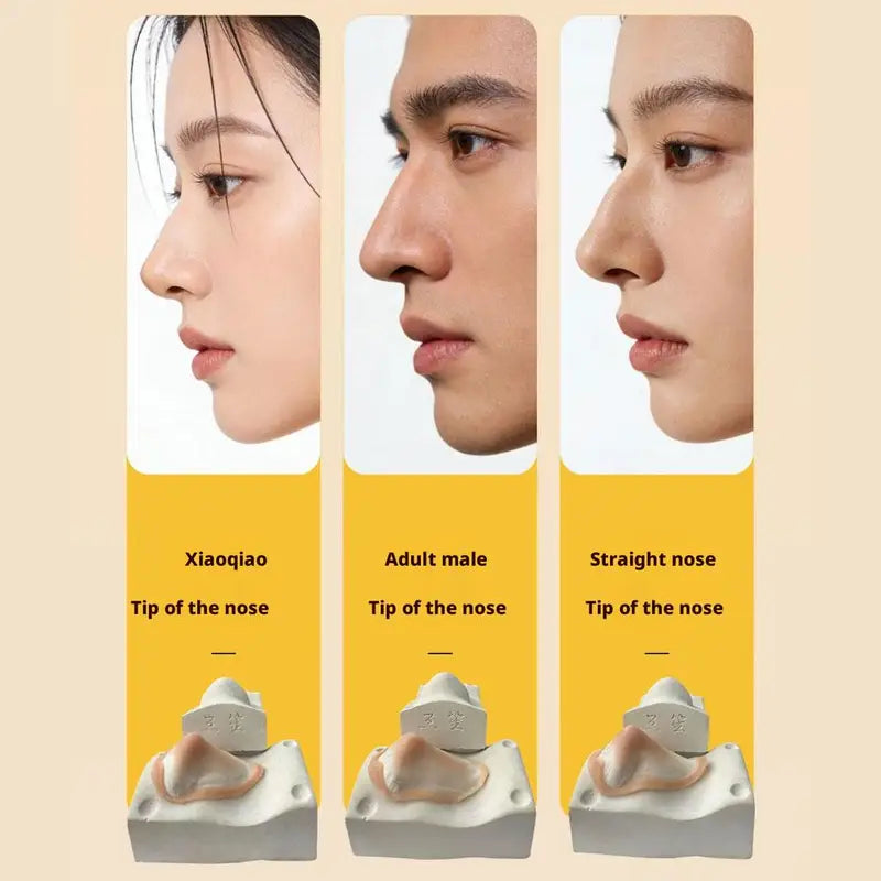 Realistic Silicone Prosthetic Nose & Chin for Special Effects Makeup - Reusable Hypoallergenic Face Costume