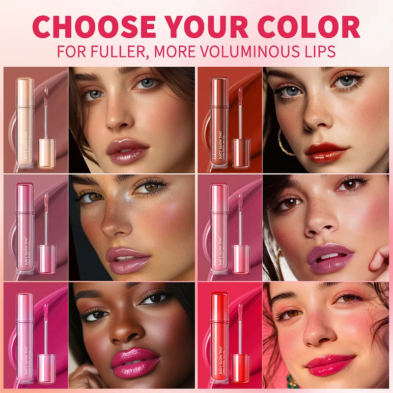 Juice Mirror Lip Gloss - Long-Wear Hydrating Lip Oil with Luminous Glow