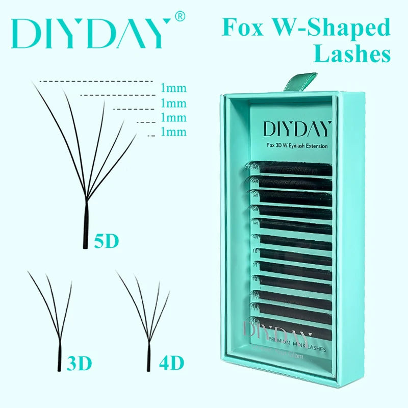 False Eyelash Extensions 3D 4D 5D Wispy Faux Mink Fluffy Cat Eye Lashes
