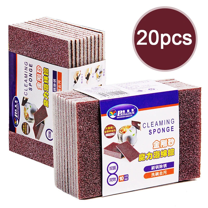 Kitchen Cleaning Sponge - Melamine Eraser for Pots and Utensils - Multi Color