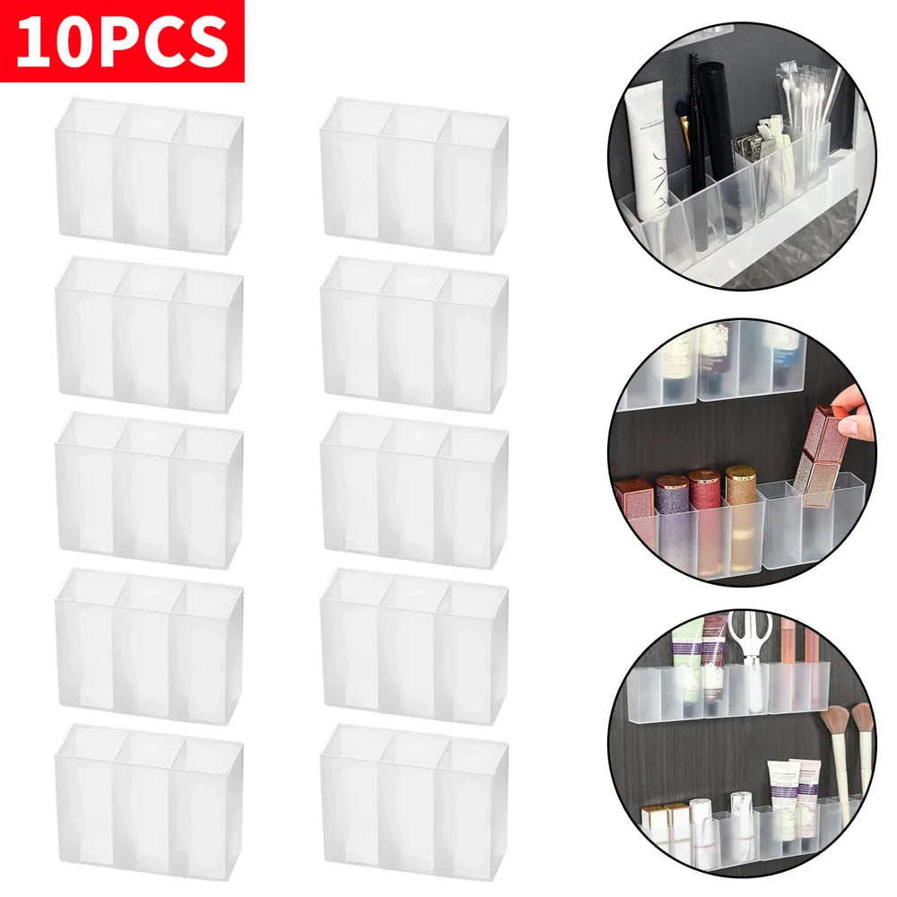 Multifunctional Wall-Mounted Storage Box for Small Items - 10 Pieces
