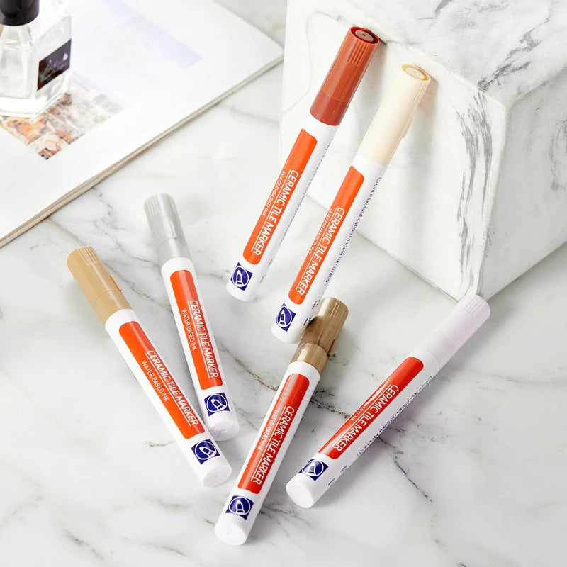 Waterproof Tile Grout Marker Pen for Seam Repair - 12 Colors Optional