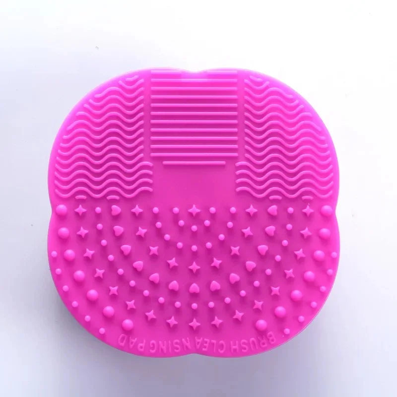 Foldable Silicone Makeup Brush Cleaner Bowl - Portable Brush & Sponge Wash Basin