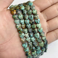 Natural Stone Heart Beads for Jewelry Making - 8mm Faceted Loose Beads