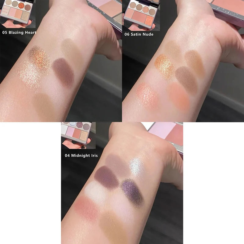 Multi-Purpose Face Palette with Fine Powder Texture - Sculpt & Highlight - 3 Color Variants