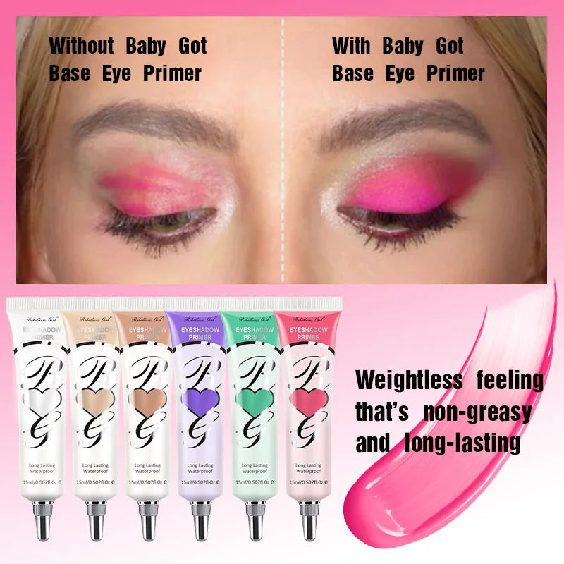 Waterproof Matte Eye Shadow Primer for Oily Eyelids - Long-Lasting Base