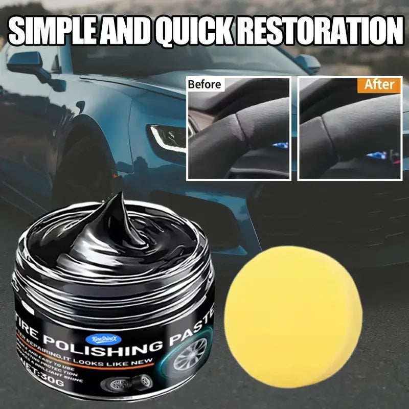 Car Interior Scratch Repair Cream for Plastic & Leather Surfaces - Black, Gray, Red, Orange Variants