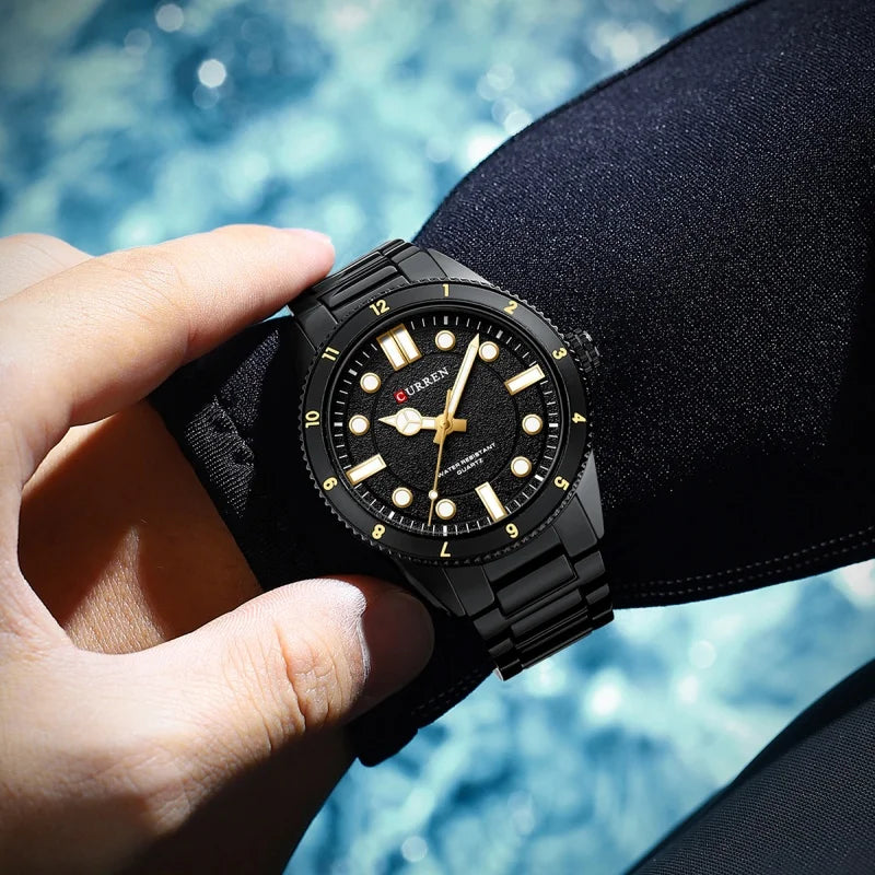 Unisex Military Sport Watch Waterproof Night Light Quartz Timepiece
