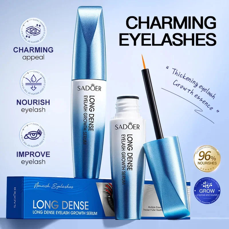 Eyelash Growth Serum Natural Eyelash Enhancer for Longer Thicker Lashes